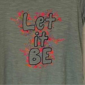 NATURAL LIFE “LET IT BE” T-shirt -Medium
